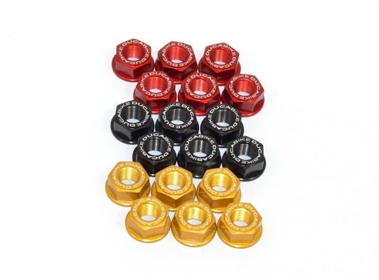 6DSB01 - DUCABIKE Ducati Rear Sprocket Carrier Nuts set (M10x1.0)