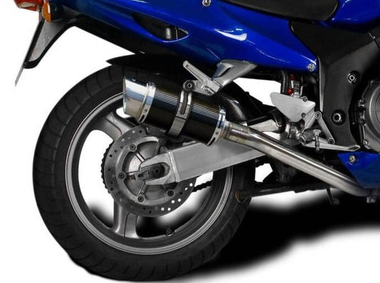 DELKEVIC Honda CBR1100XX Blackbird Full Exhaust System with Mini 8" Carbon Silencers