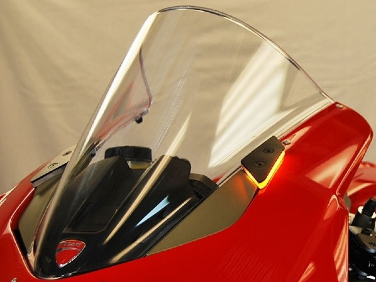 NEW RAGE CYCLES Ducati Panigale V4 LED Mirror Block-off Turn Signals