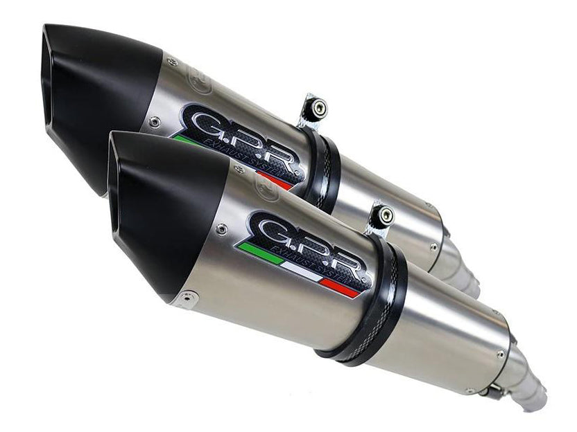 GPR Ducati Hypermotard 1100 Dual Slip-on Exhaust "GPE Anniversary Titanium" (EU homologated)