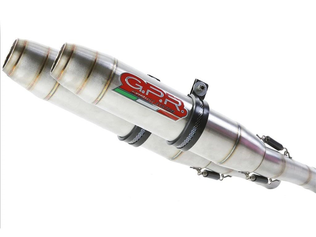 GPR Ducati Monster S4R Dual Slip-on Exhaust "Deeptone Inox" (EU homologated)