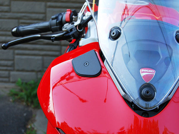 NEW RAGE CYCLES Ducati SuperSport 950/939 Mirror Block-off Plates