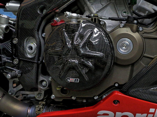 CARBON2RACE Aprilia Tuono V4 (2011+) Carbon Clutch Cover Protection