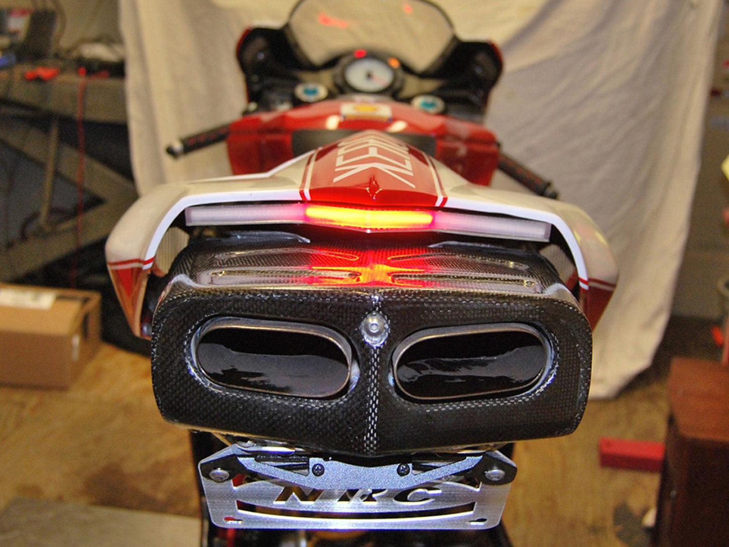 NEW RAGE CYCLES Ducati Superbike 999 LED Tail Tidy Fender Eliminator