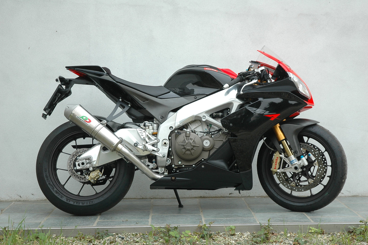 QD EXHAUST Aprilia RSV4 (09/14) Slip-on Exhaust "Magnum" (EU homologated)