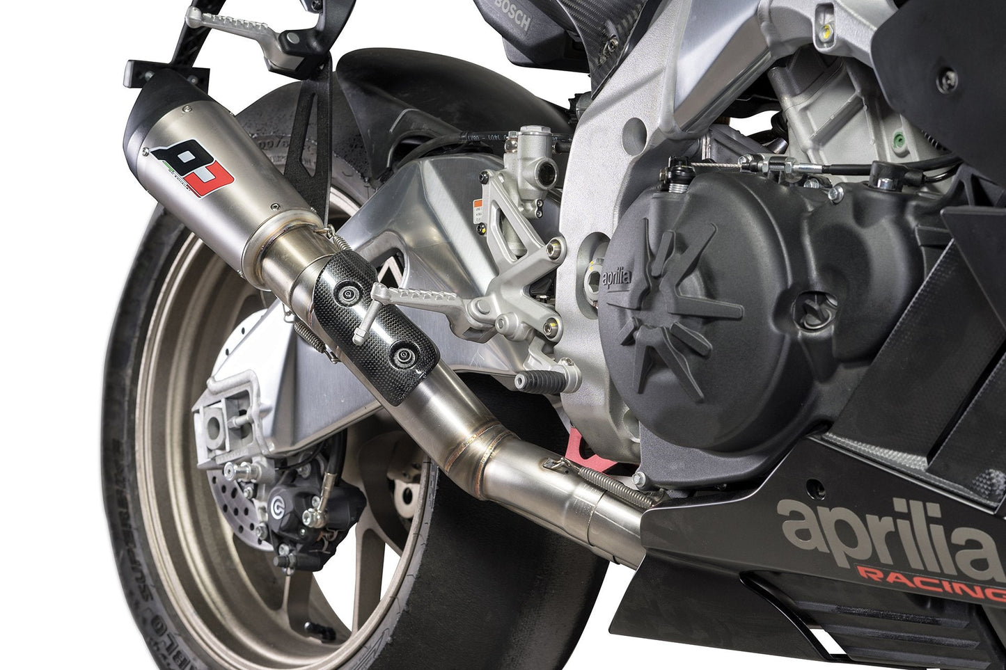 QD EXHAUST Aprilia RSV4 (18/20) Semi-Full Exhaust System "Gunshot" (racing)