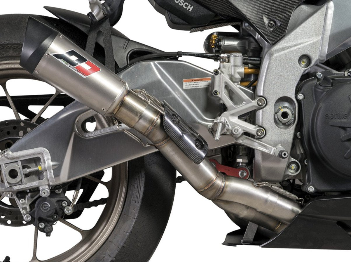 QD EXHAUST Aprilia RSV4 (18/20) Semi-Full Exhaust System "Gunshot" (racing)