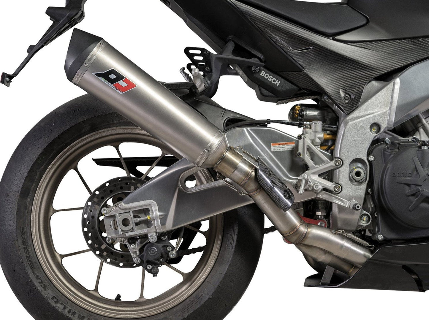 QD EXHAUST Aprilia RSV4 (18/20) Semi-Full Exhaust System "Tronco-Cono" (EU homologated)