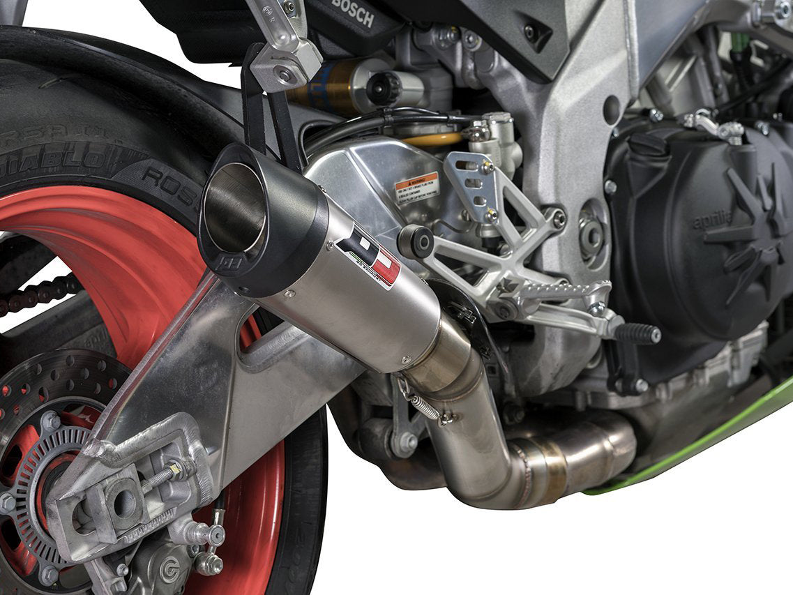 QD EXHAUST Aprilia Tuono V4 (17/20) Slip-on Exhaust "Gunshot" (racing)