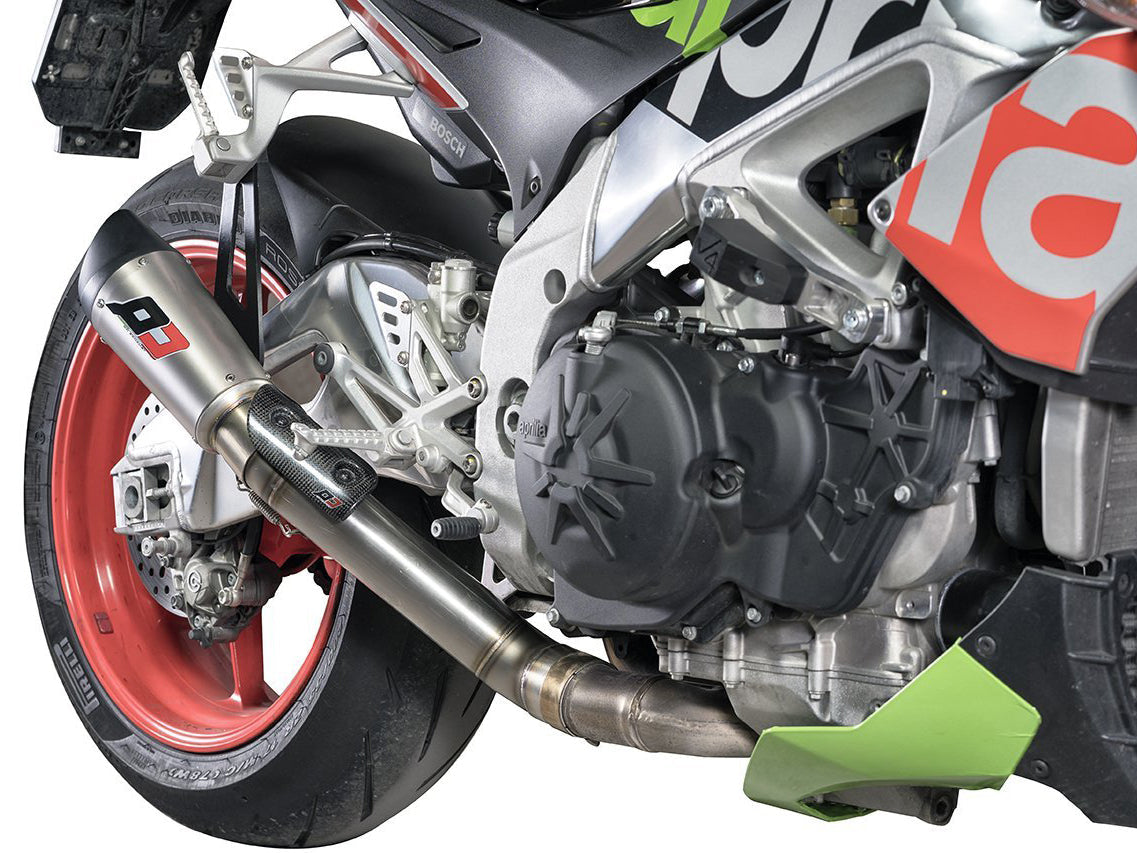 QD EXHAUST Aprilia Tuono V4 (17/20) Slip-on Exhaust "Gunshot" (racing)