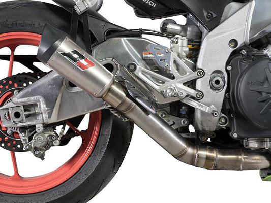 QD EXHAUST Aprilia Tuono V4 (17/20) Slip-on Exhaust "Gunshot" (racing)