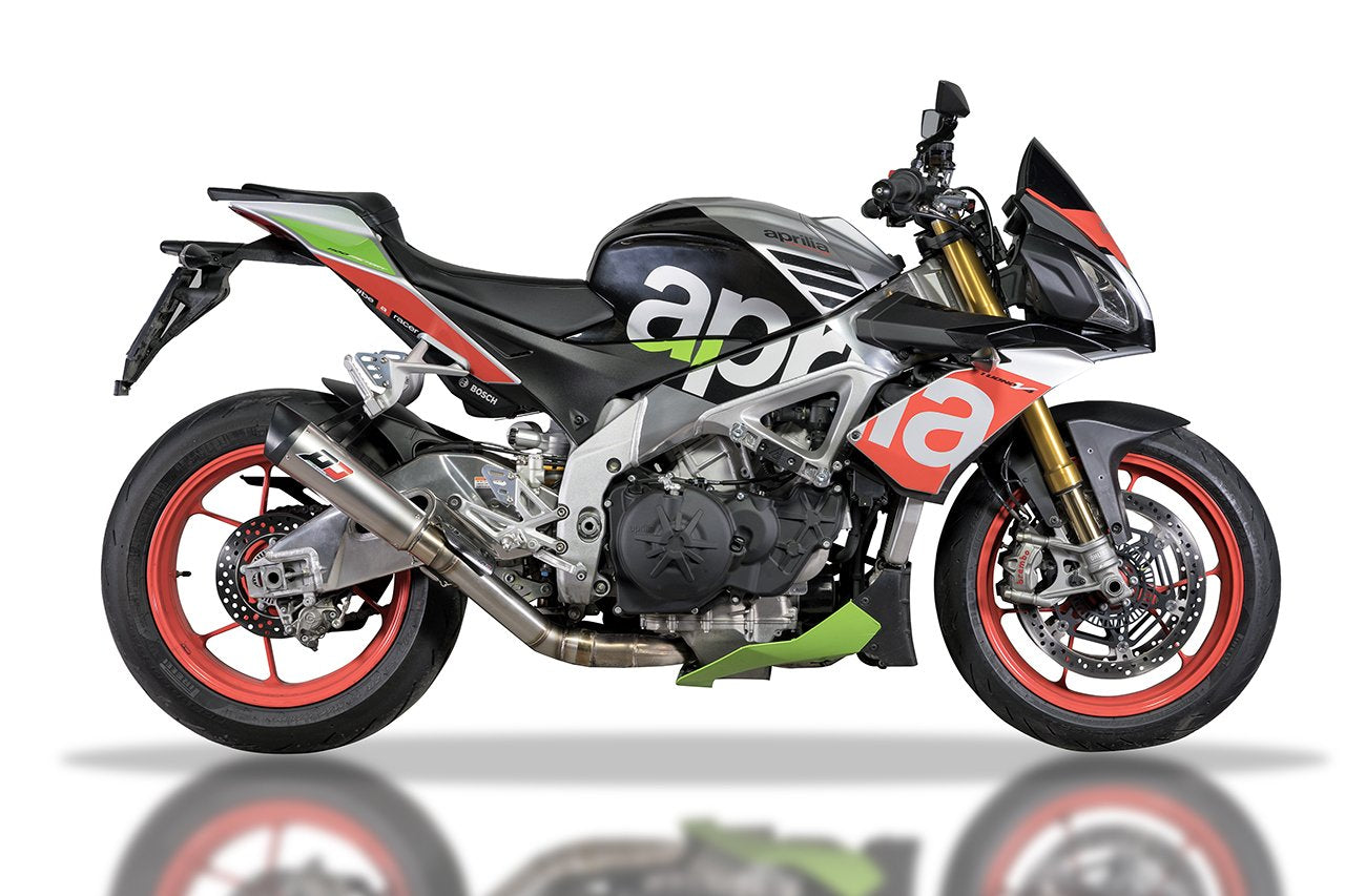 QD EXHAUST Aprilia Tuono V4 (17/20) Slip-on Exhaust "Tri-Cone" (racing)