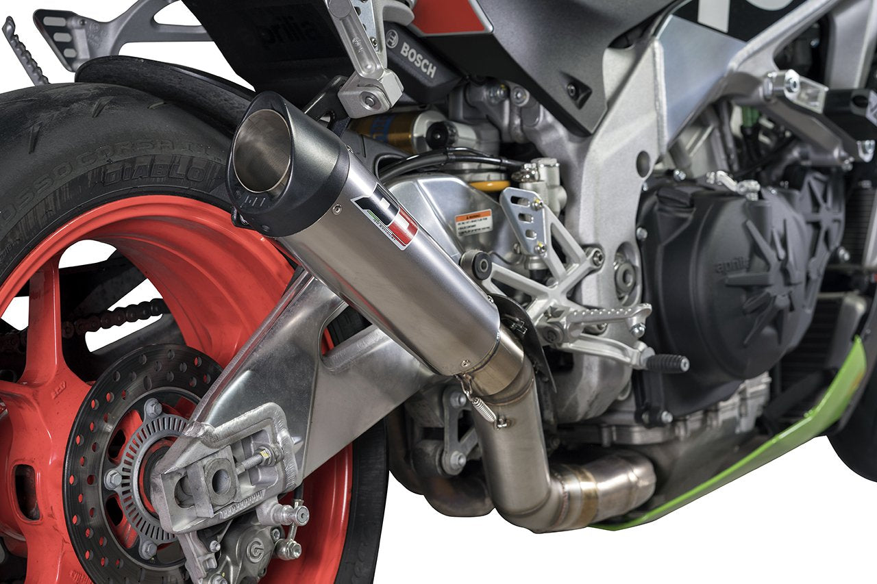 QD EXHAUST Aprilia Tuono V4 (17/20) Slip-on Exhaust "Tri-Cone" (racing)