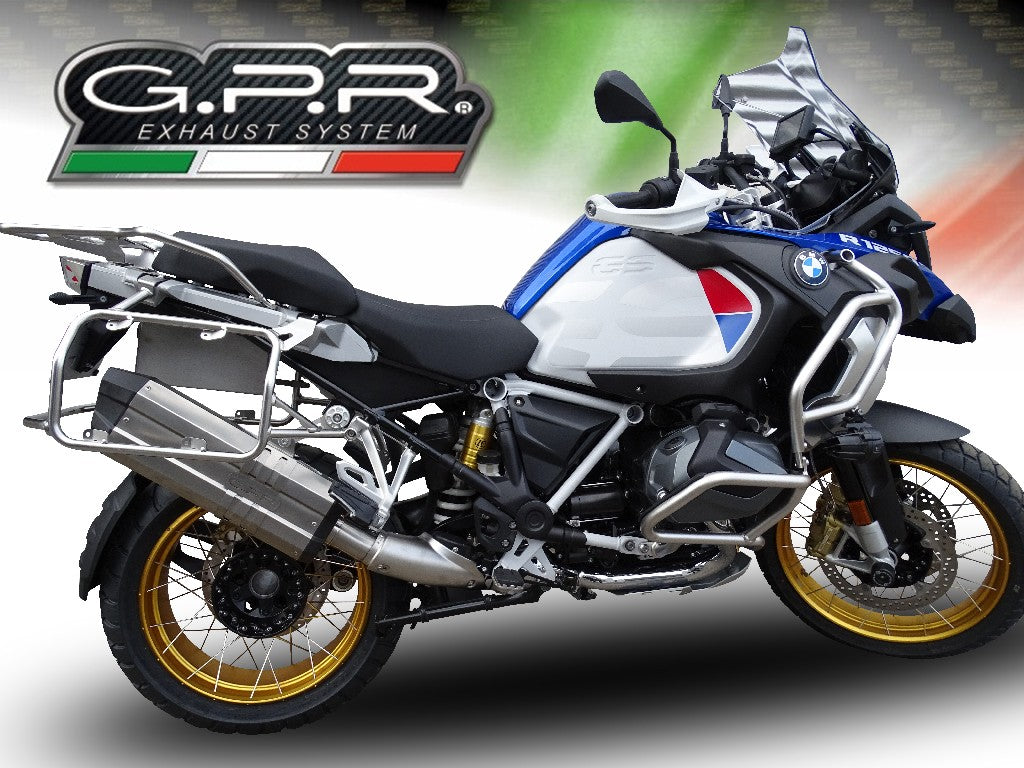 GPR BMW R1250GS Slip-on Exhaust "Sonic Titanium" (EU homologated)