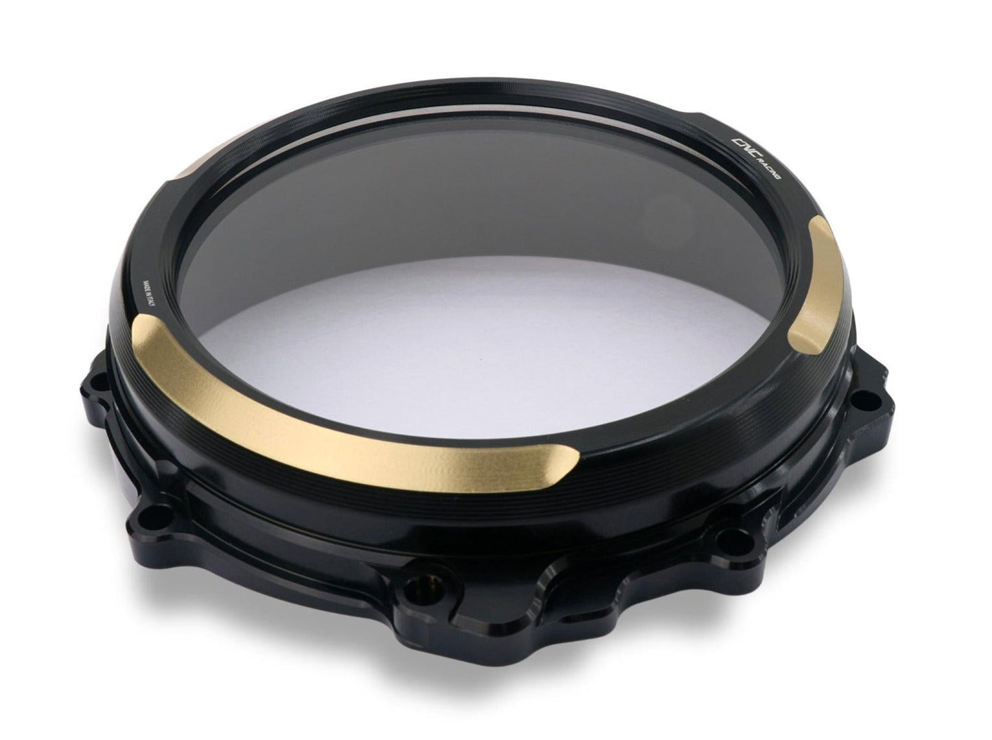 CA300 - CNC RACING MV Agusta Oil Bath Clear Clutch Cover (hydraulic control; bi-color)