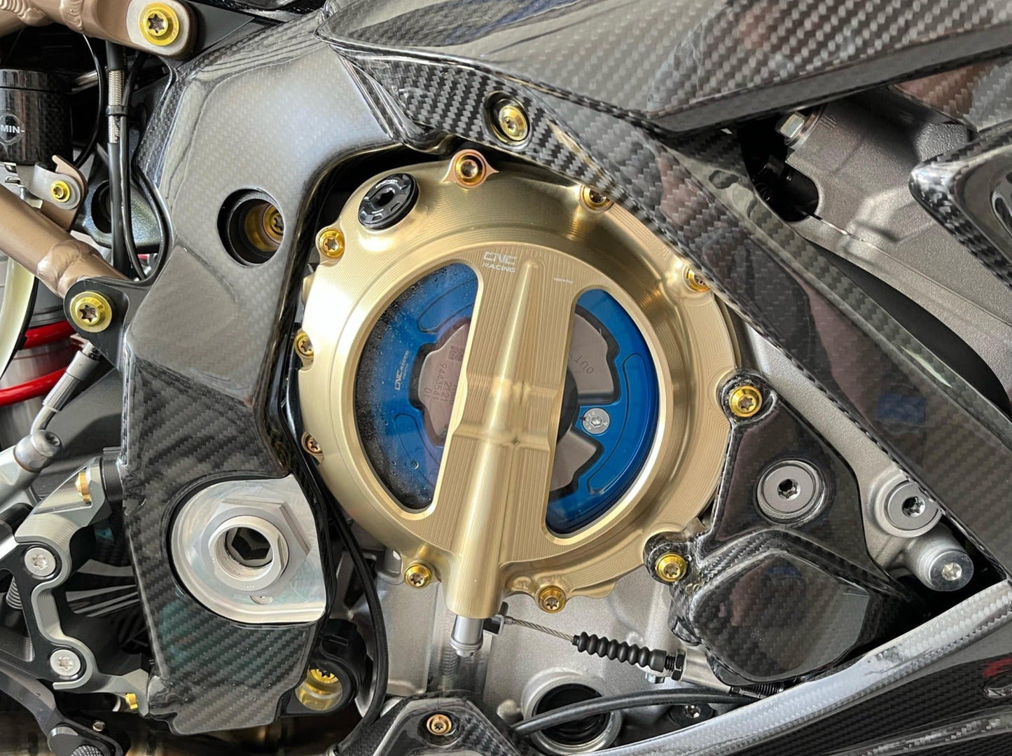 CA801 - CNC RACING BMW S1000RR (2019+) Clear Clutch Cover (cable control)