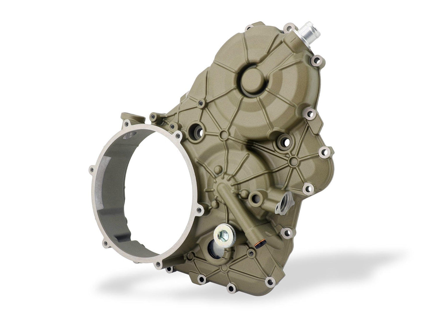 CA210S - CNC RACING Ducati Multistrada V4 (2021+) Clear Clutch Cover (bi-color) + Conversion Kit