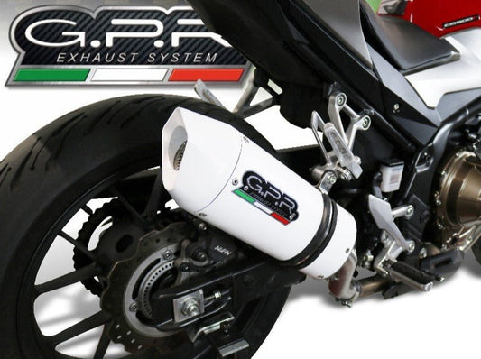 GPR Honda CB500F (17/18) Full Exhaust System "Albus Ceramic"