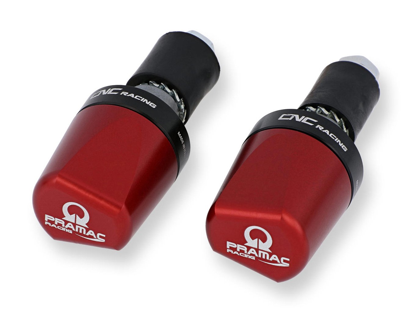 CM236PR - CNC RACING Universal Handlebar Ends "Look" (Pramac edition)