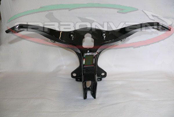 CARBONVANI Ducati Superbike 1098 / 1198 / 848 Carbon Headlight Bracket (with counter gear)