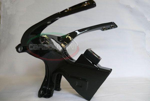 CARBONVANI Ducati Superbike 1098 / 1198 / 848 Carbon Headlight Bracket (with counter gear)