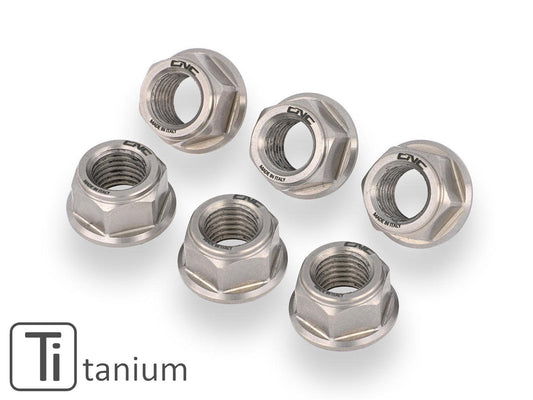 DA388X - CNC RACING Ducati Titanium Gear Ring Nuts (M8x1.25)