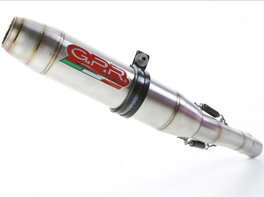 GPR Kawasaki Z300 Slip-on Exhaust "Deeptone Inox"