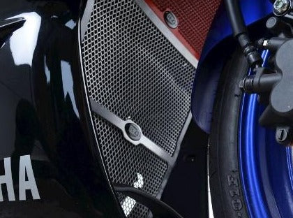 DG0035 - R&G RACING Yamaha YZF-R25 / YZF-R3 (2019+) Downpipe Grill – Accessories in the 2WheelsHero Motorcycle Aftermarket Accessories and Parts Online Shop