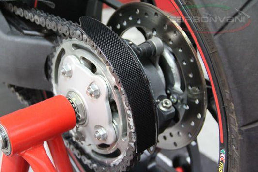 CARBONVANI Ducati Hypermotard 1100 Carbon Rear Chain Sprocket Splashguard