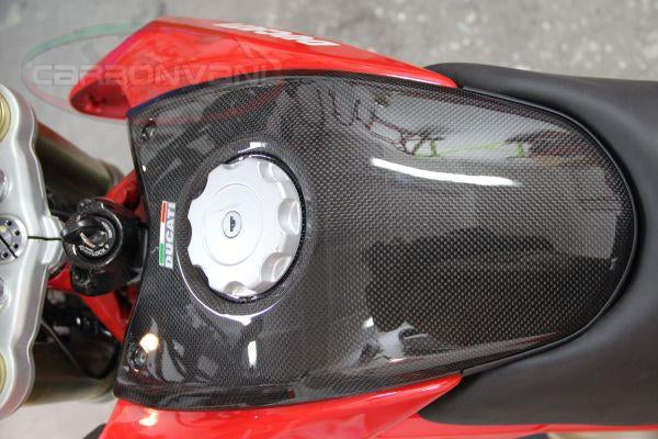 CARBONVANI Ducati Hypermotard 1100 Carbon Fuel Tank Cover