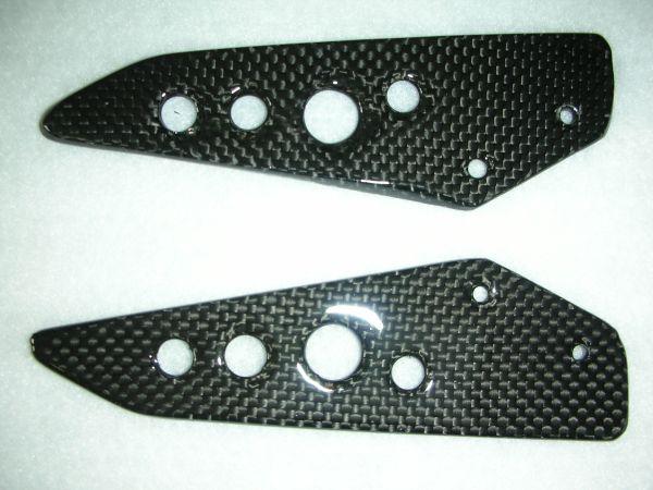 CARBONVANI Ducati Hypermotard 1100 Carbon Passenger Heel Guards