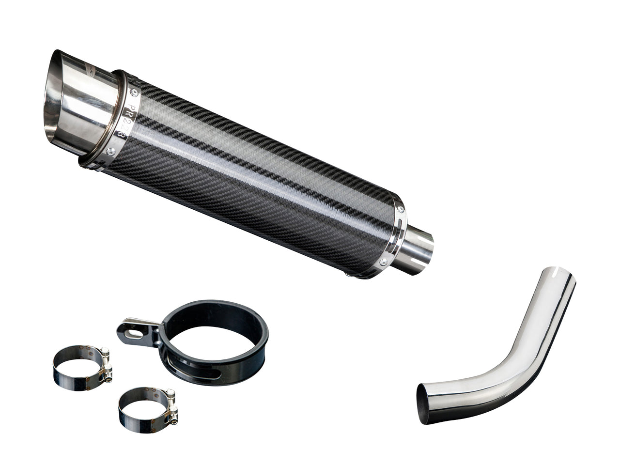 DELKEVIC Honda VFR800 Interceptor (98/01) Full Exhaust System with DL10 14" Carbon Silencer