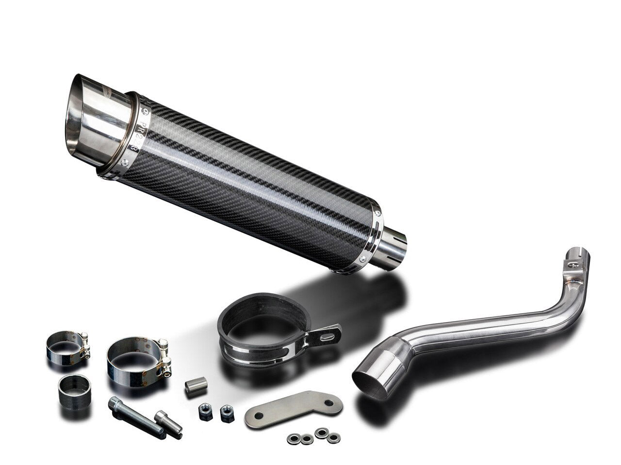 DELKEVIC Honda CRF250M Slip-on Exhaust DL10 14" Carbon