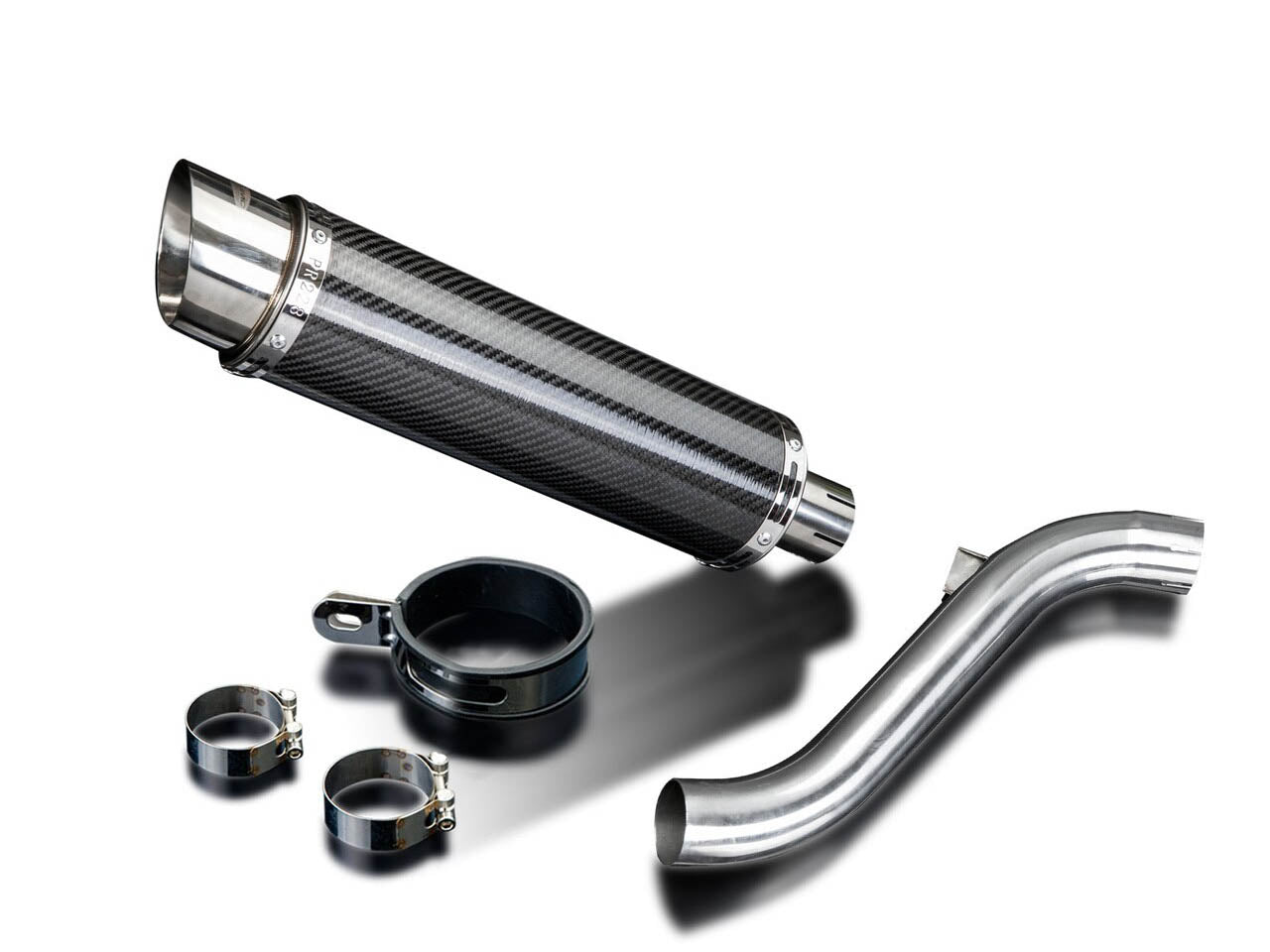 DELKEVIC Honda VFR1200F Interceptor Slip-on Exhaust DL10 14" Carbon