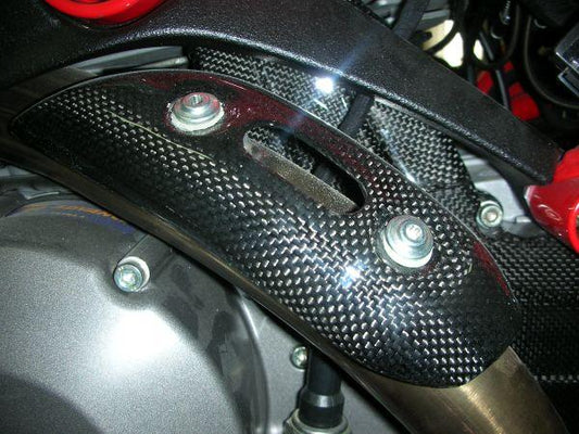 CARBONVANI Ducati Monster 696/796/1100 Carbon Exhaust Pipe Heat Guard