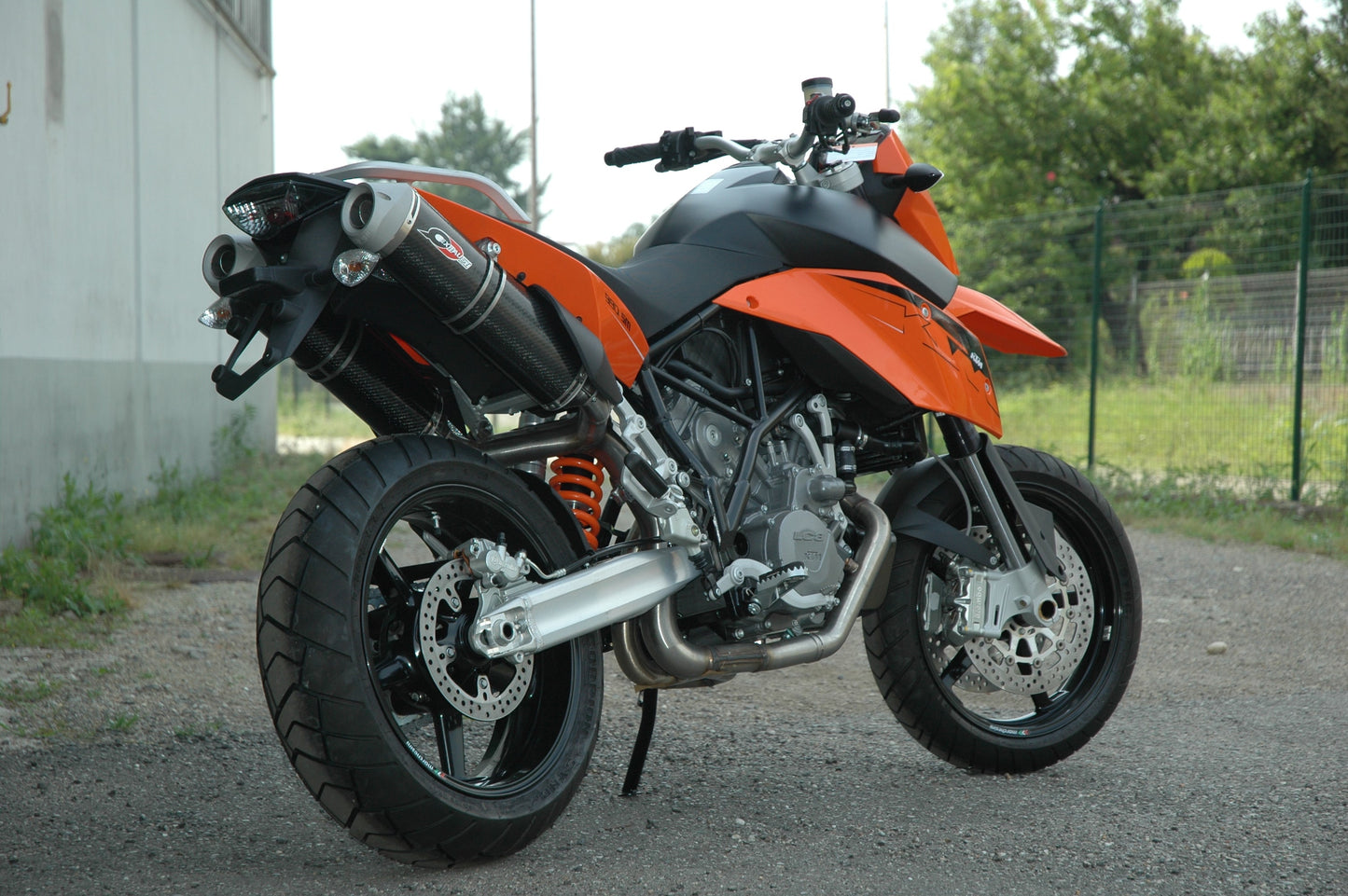 QD EXHAUST KTM 950/990 Supermoto Dual Slip-on Exhaust "Magnum" (EU homologated)