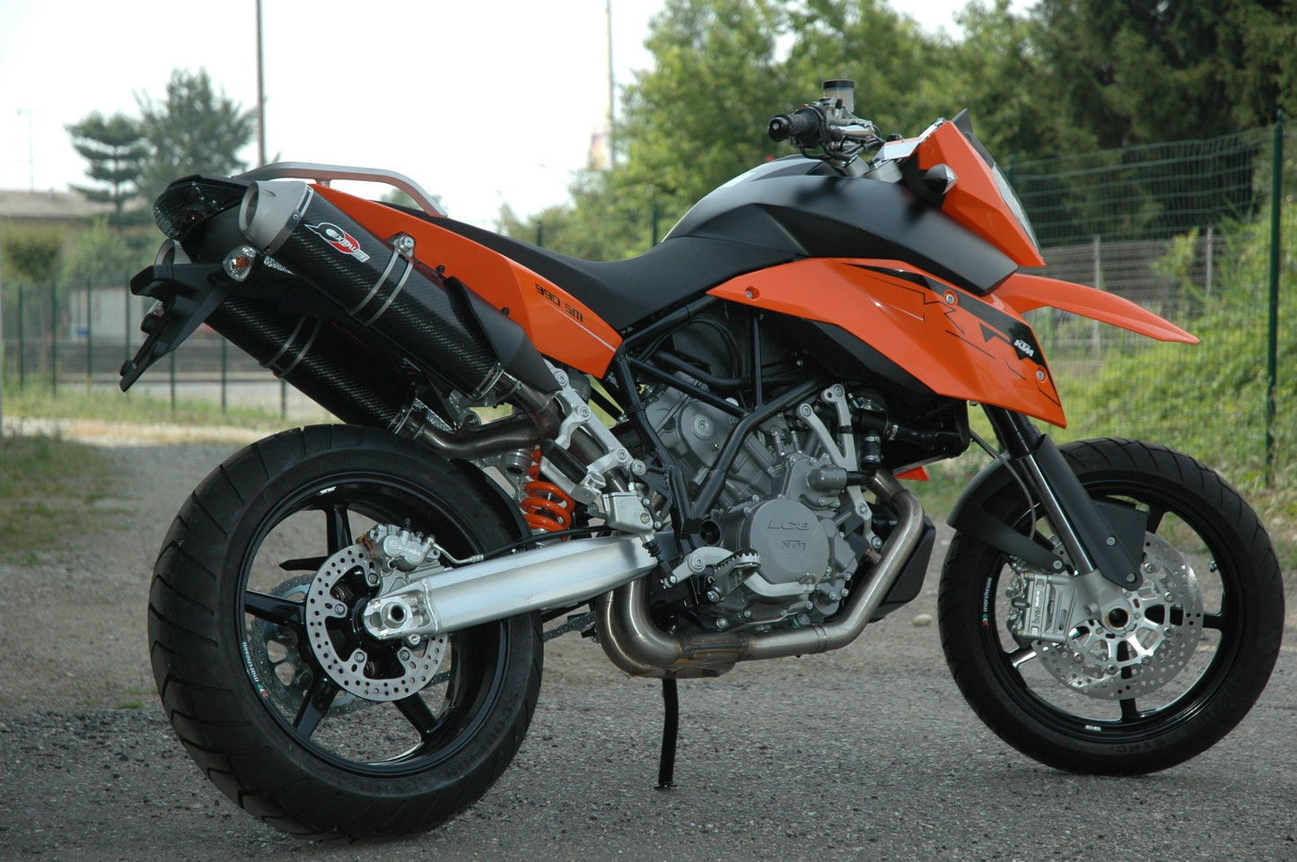 QD EXHAUST KTM 950/990 Supermoto Dual Slip-on Exhaust "Magnum" (EU homologated)