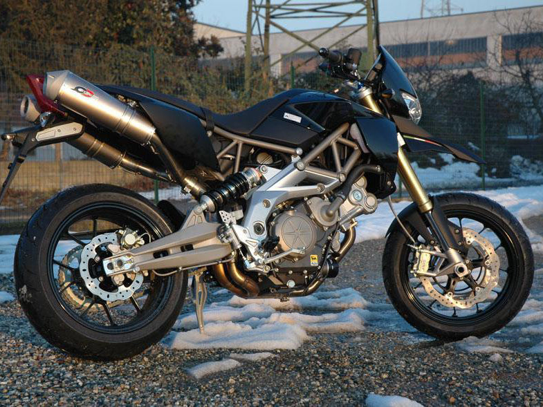 QD EXHAUST Aprilia Dorsoduro 750 Dual Slip-on Exhaust "Magnum" (EU homologated)