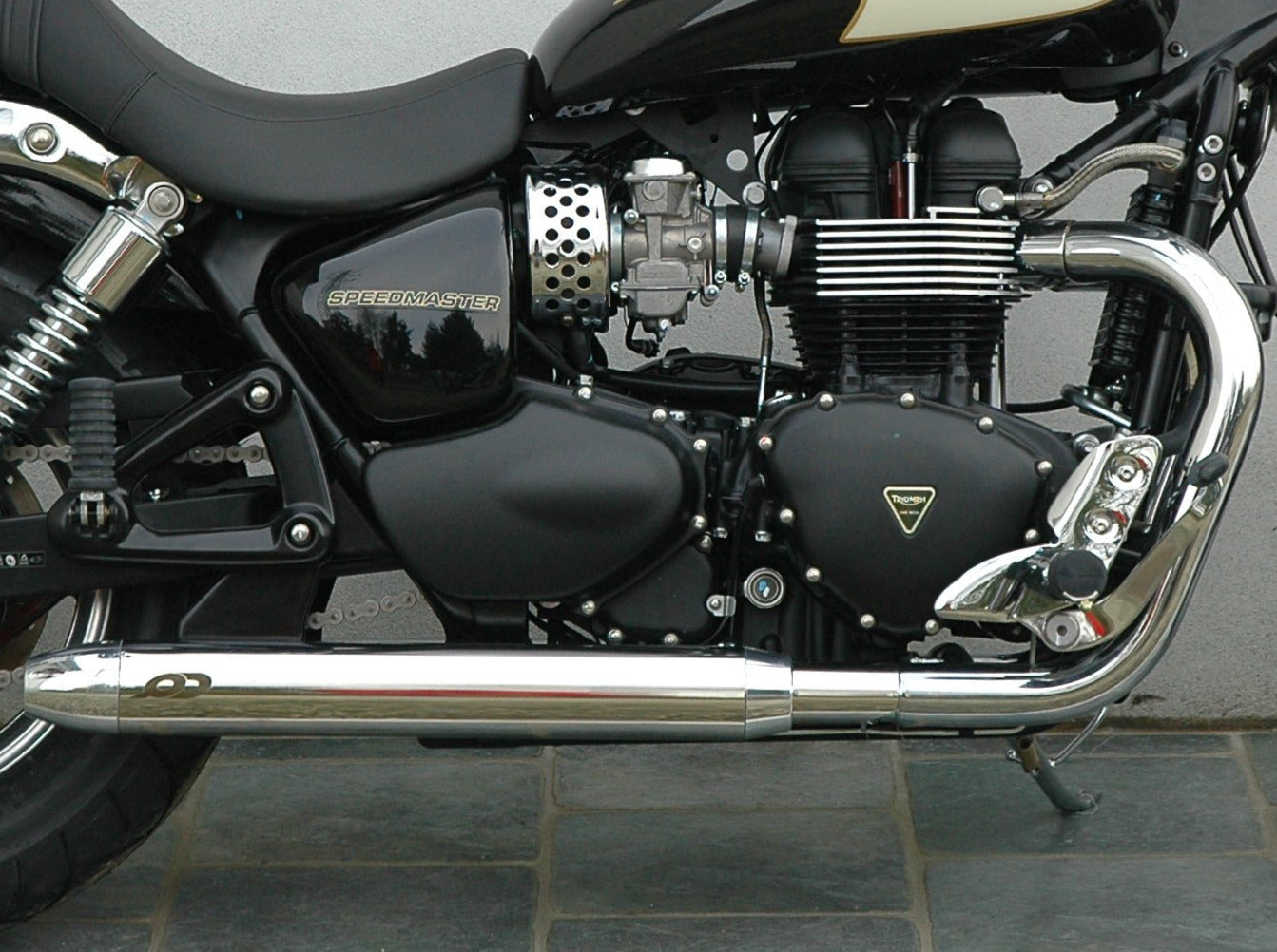 QD EXHAUST Triumph Speedmaster Dual Slip-on Exhaust "MaXcone" (EU homologated)