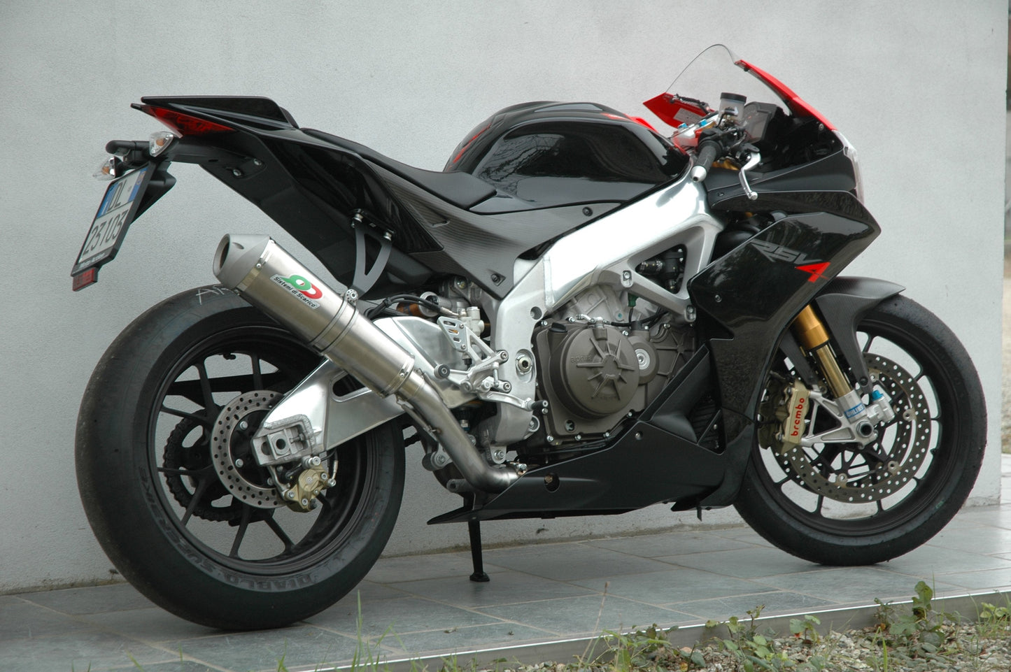 QD EXHAUST Aprilia RSV4 (09/14) Slip-on Exhaust "Magnum" (EU homologated)