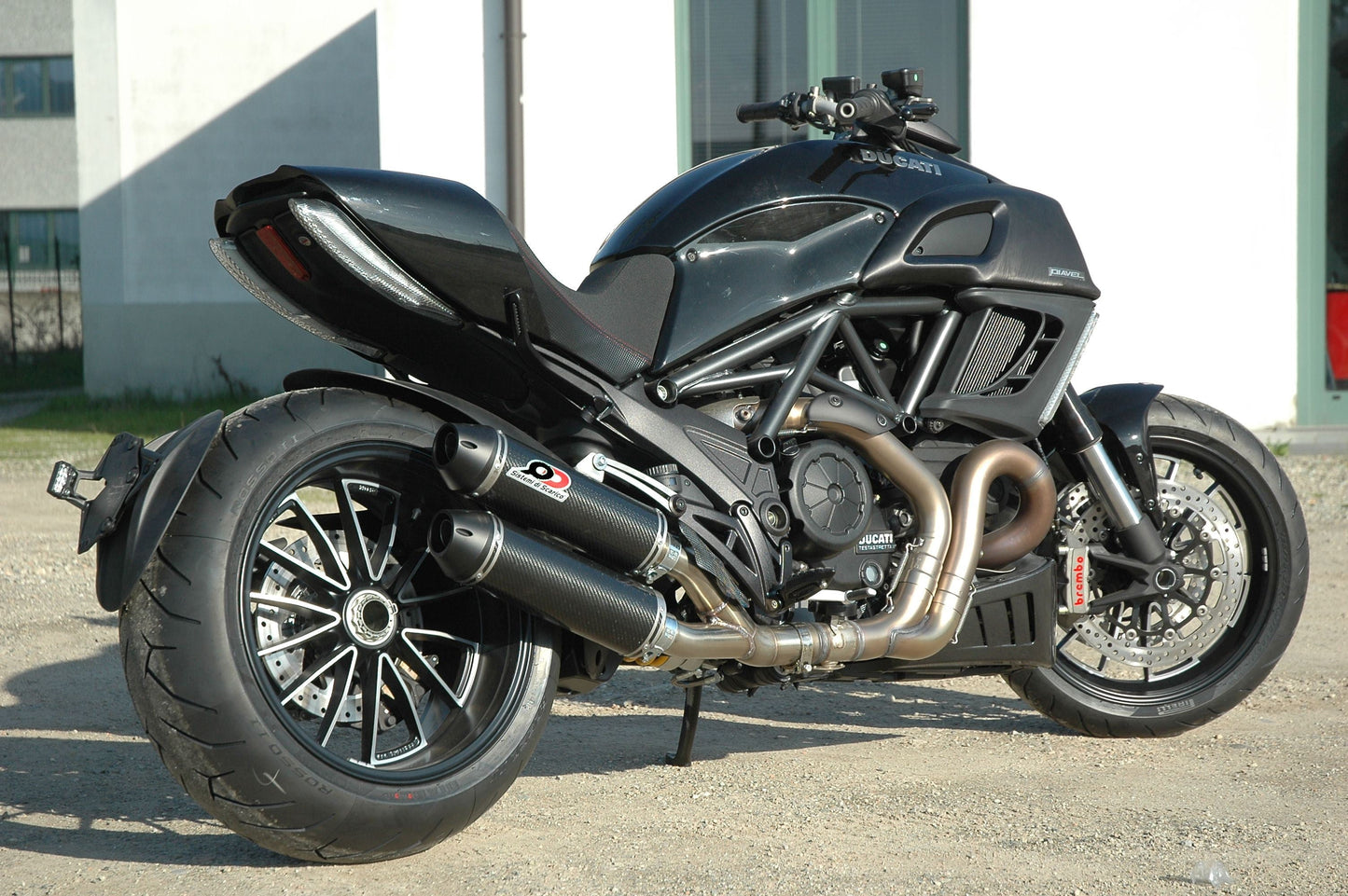 QD EXHAUST Ducati Diavel 1200 Dual Slip-on Exhaust System "Magnum" (EU homologated)