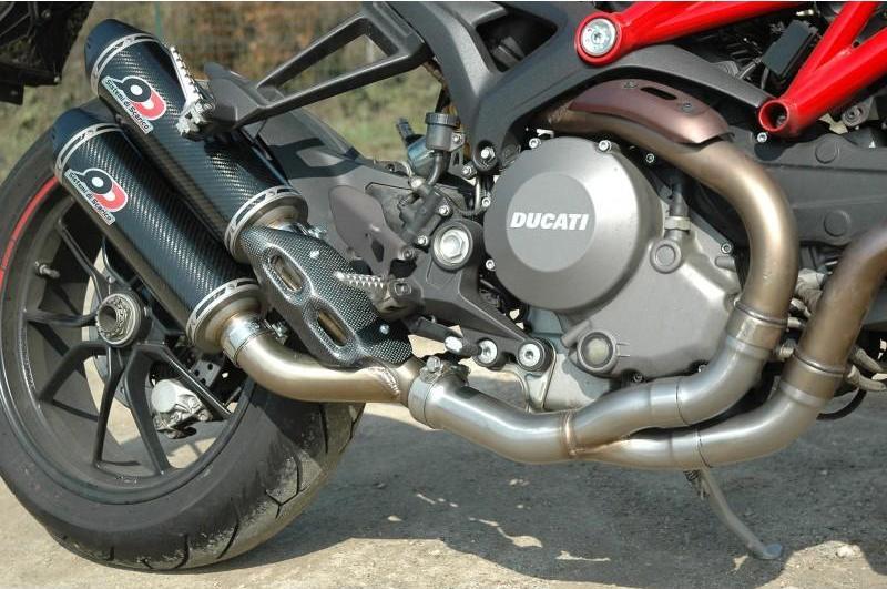 QD EXHAUST Ducati Monster 1200/821 Dual Exhaust System "Magnum" (EU homologated)