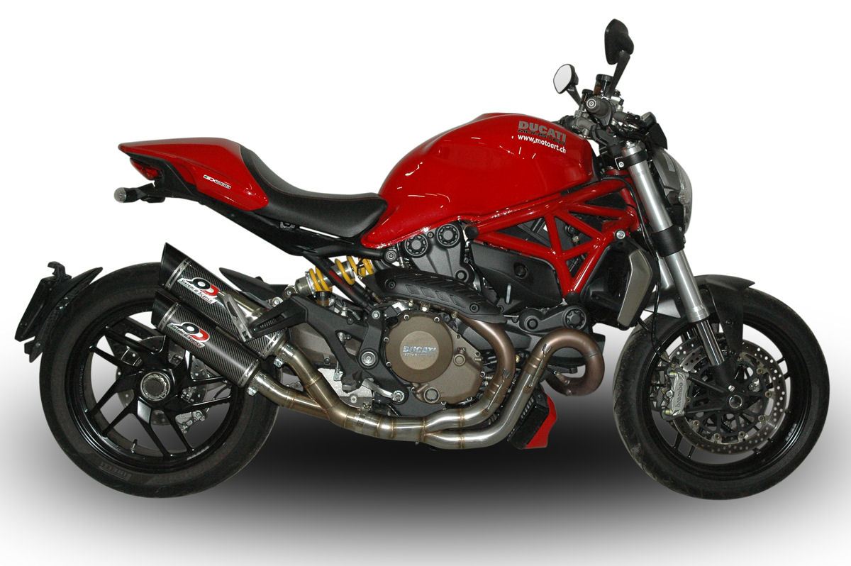 QD EXHAUST Ducati Monster 1200/821 Dual Exhaust System "Magnum" (EU homologated)