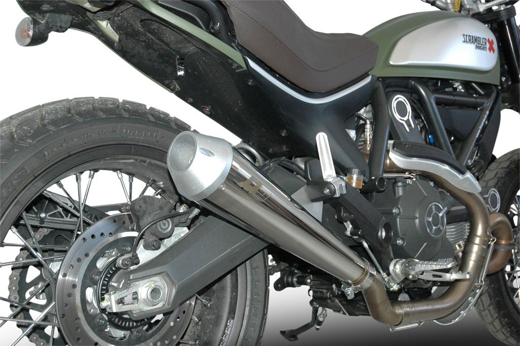 QD EXHAUST Ducati Scrambler 800 Slip-on Exhaust "MaXcone" (EU homologated)