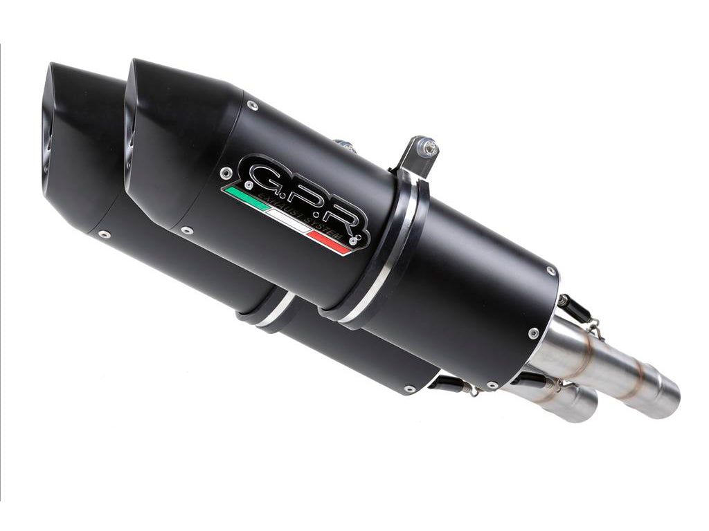 GPR Honda VFR800 VTEC Dual Slip-on Exhaust "Furore Nero" (EU homologated)