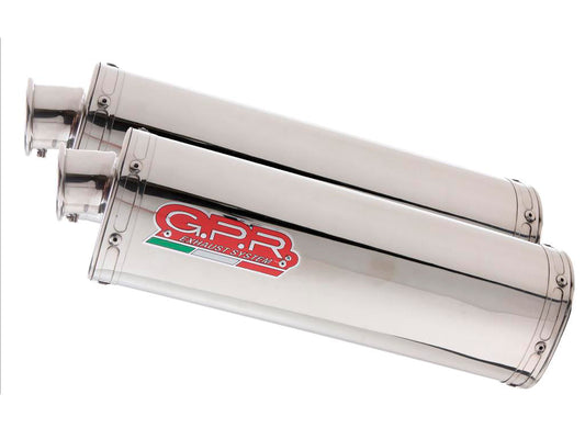 GPR Honda VFR800 VTEC Dual Slip-on Exhaust "Trioval" (EU homologated)