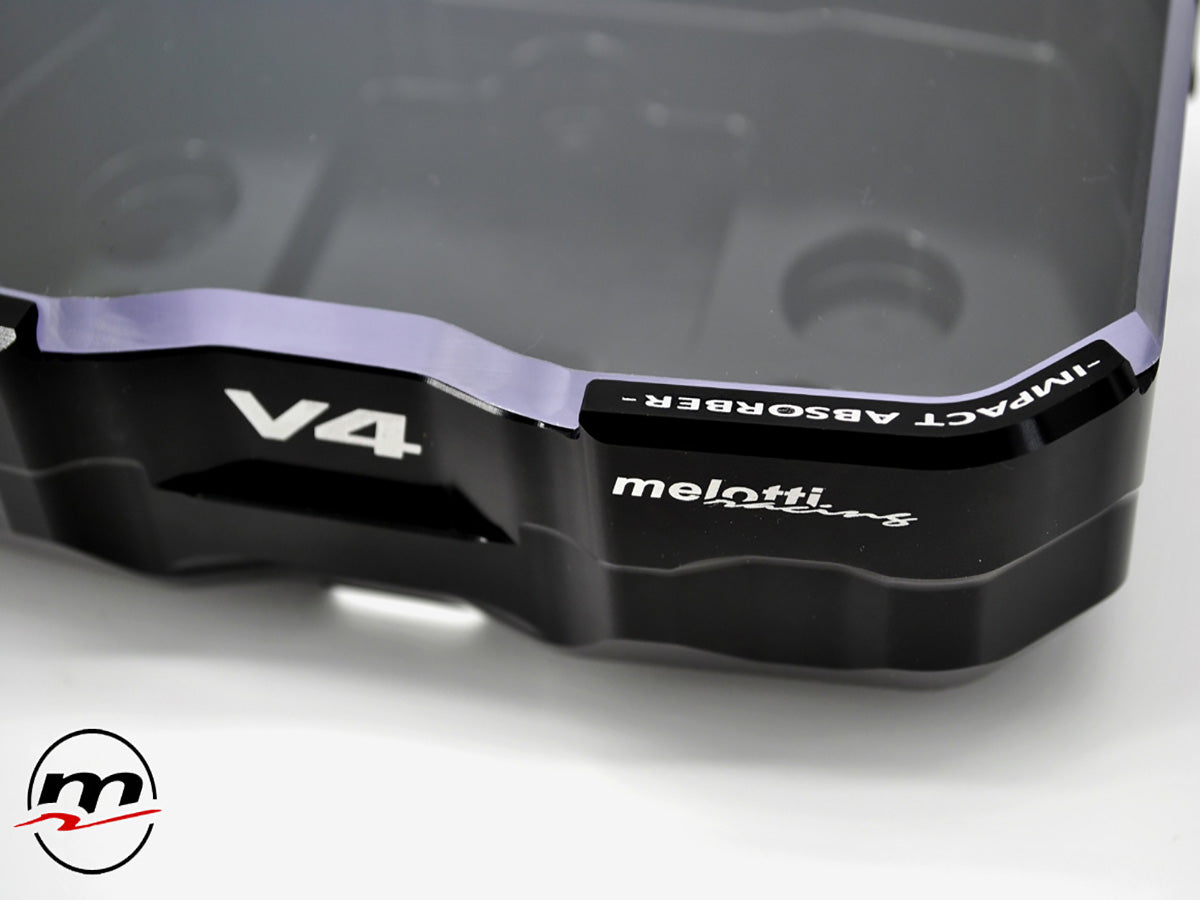 MELOTTI RACING Ducati Panigale V4 Dashboard Protection (Impact Absorber)