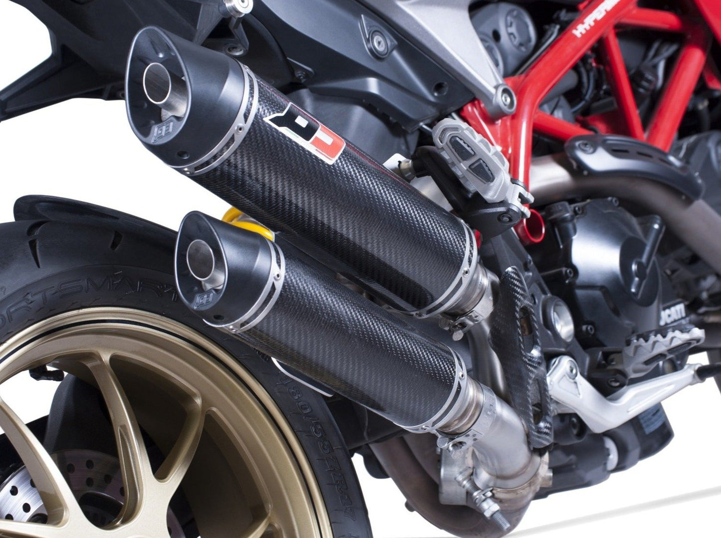 QD EXHAUST Ducati Hypermotard 939 Dual Exhaust System "Magnum" (EU homologated)