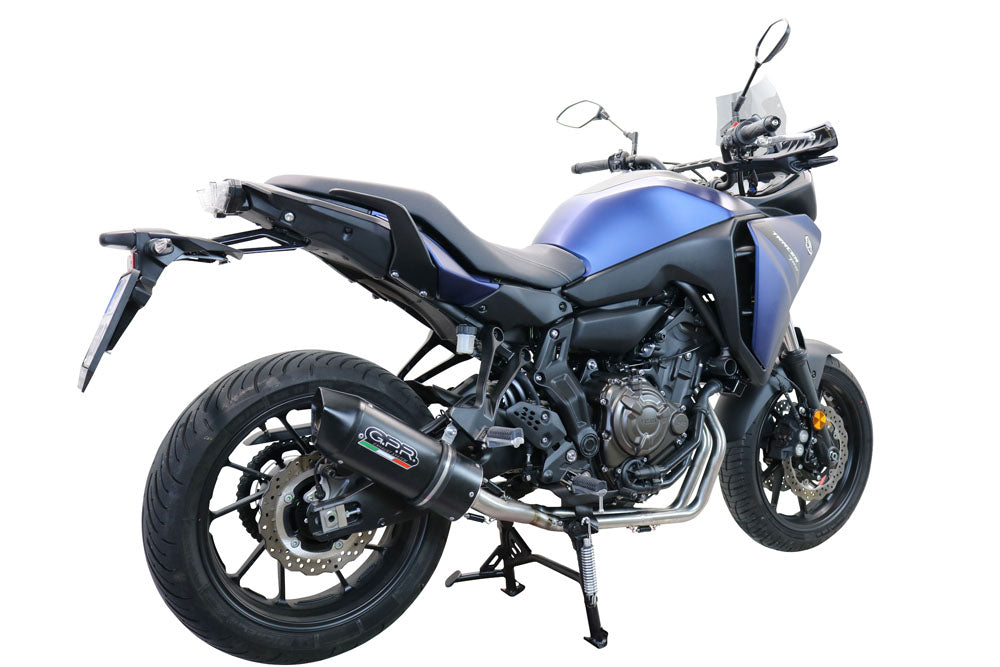 GPR Yamaha Tracer 700 Full Exhaust System "Furore Evo 4 Nero" (EU homologated)