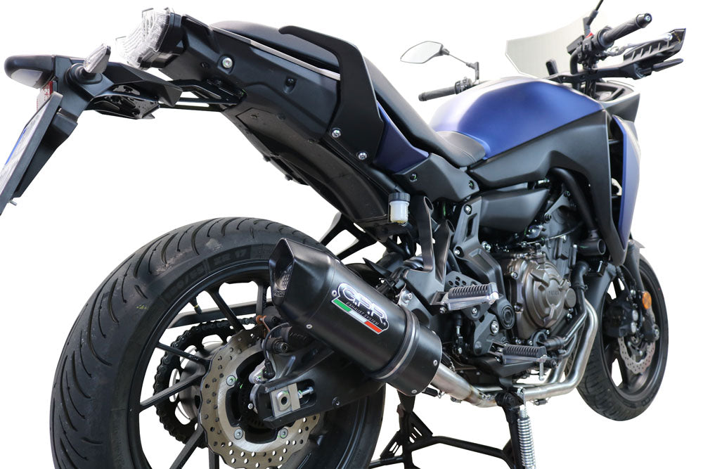 GPR Yamaha Tracer 700 Full Exhaust System "Furore Evo 4 Nero" (EU homologated)